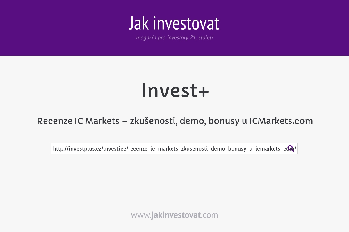 Recenze IC Markets – zkušenosti, demo, bonusy u ICMarkets.com