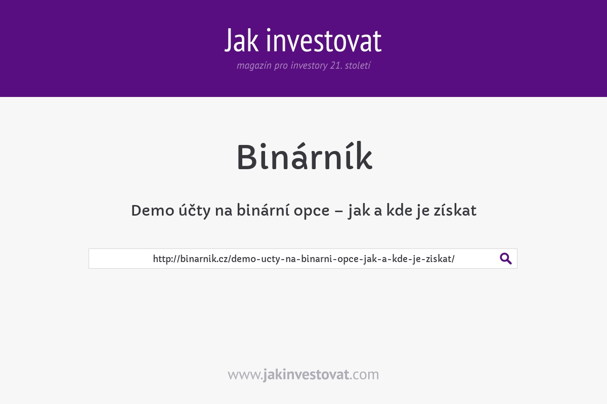 Demo účty na binární opce – jak a kde je získat