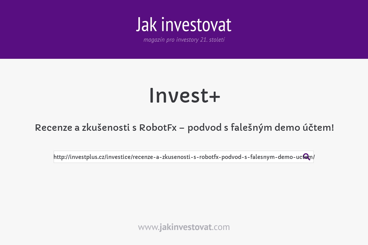 Recenze a zkušenosti s RobotFx – podvod s falešným demo účtem!