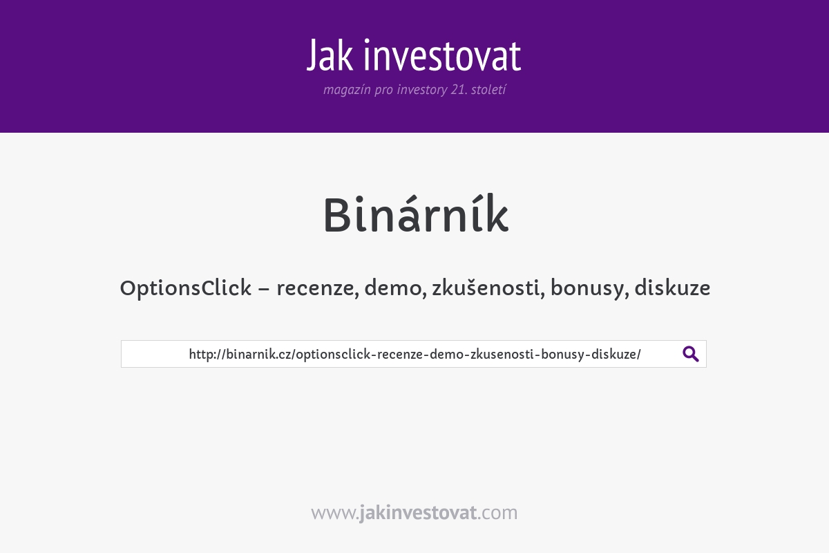 OptionsClick – recenze, demo, zkušenosti, bonusy, diskuze