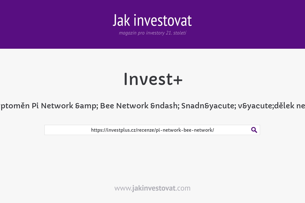 Recenze kryptoměn Pi Network & Bee Network – Snadný výdělek nebo podvod?