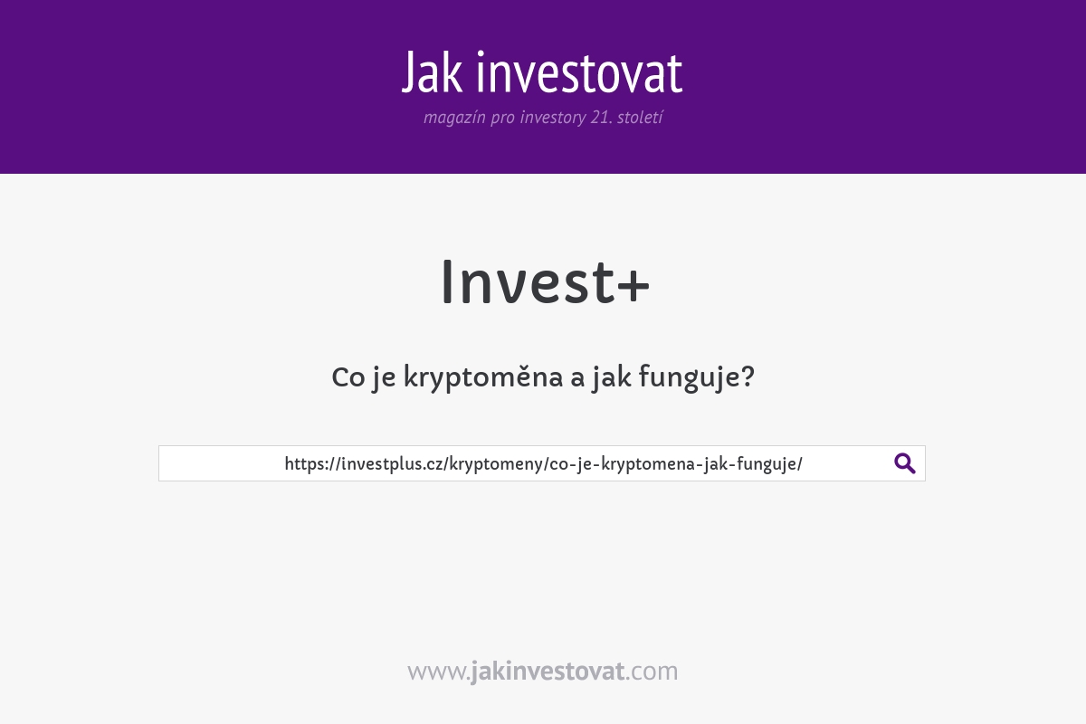 Co je kryptoměna a jak funguje?