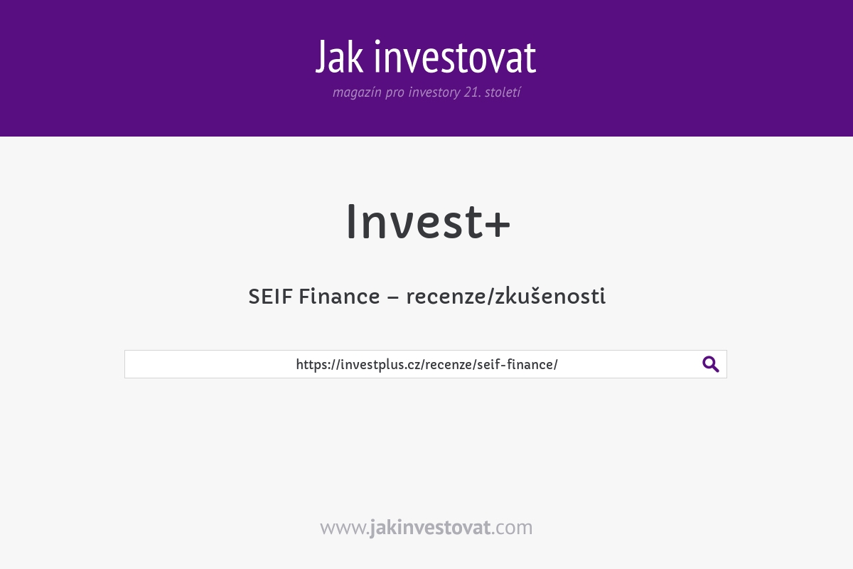 SEIF Finance – recenze/zkušenosti