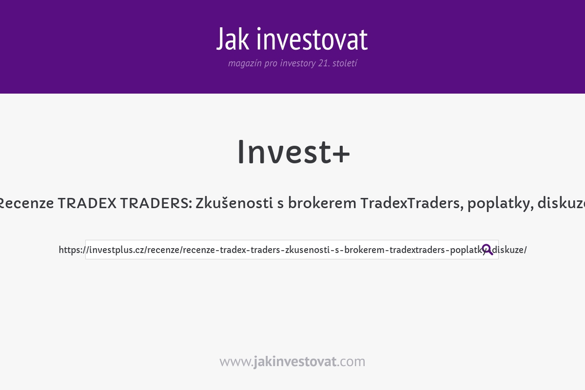 Recenze TRADEX TRADERS: Zkušenosti s brokerem TradexTraders, poplatky, diskuze