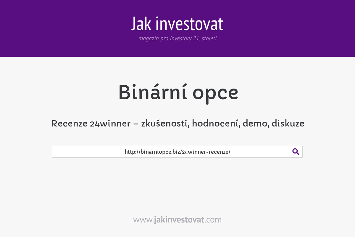 Recenze 24winner – zkušenosti, hodnocení, demo, diskuze