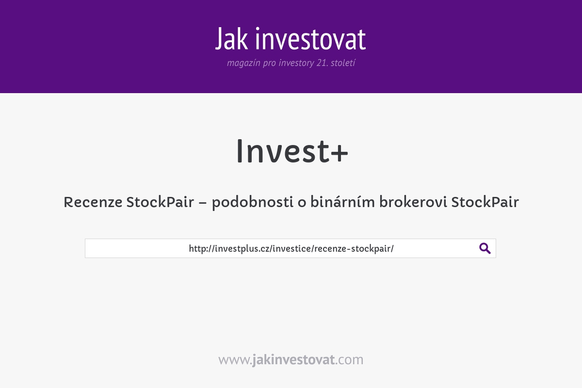 Recenze StockPair – podobnosti o binárním brokerovi StockPair